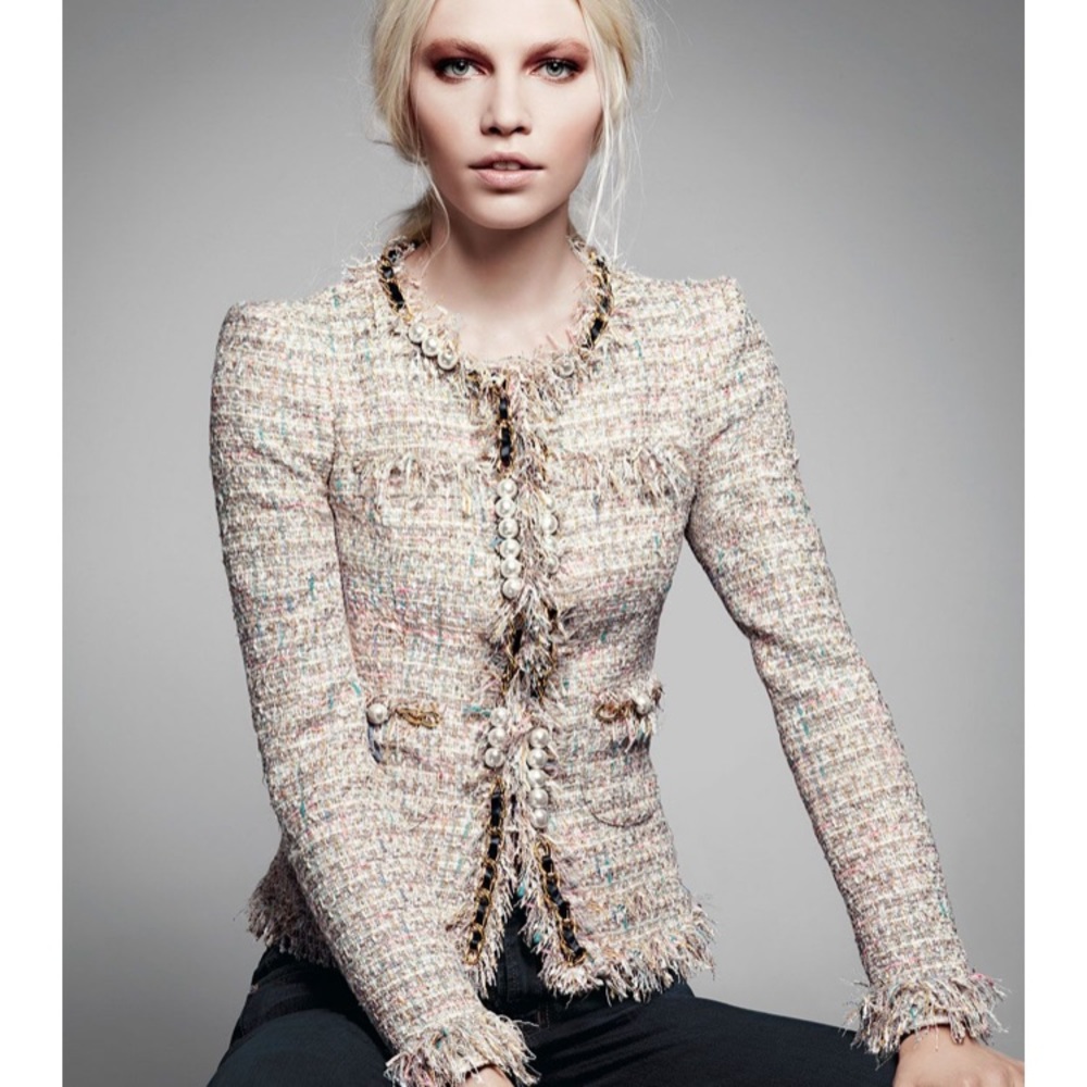 'Elizabeth' Metallic Bouclé Jacket
MCGINN